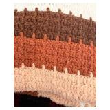 Multi Color Stitched Blanket & Red Plaid Blanket