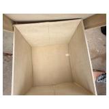 Cream Fabric Storage Bin