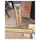 Lot of Home decor and signage - Sun Flower - Welcome sign and more