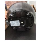 Electric Hot Air Popcorn Popper with Clear Dome Lid