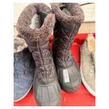 Lot of 4 Women’s Footwear  – Sperry Boots, Winter Boots, Casual Slip-Ons & More