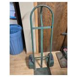 Green Metal Two-Wheel Hand Truck Dolly