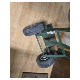 Green Metal Two-Wheel Hand Truck Dolly