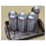 Sea Foam Motor Treatment Cans including Rusted Can All are 1/2 or so full