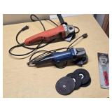 Black & Decker G950 and S1M-100 Angle Grinders, Discs, and Wrench