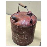 Vintage Metal Oil Can and Gas Can