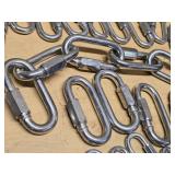 Lot of Quick Links and Chain Links Various Sizes and Quantities