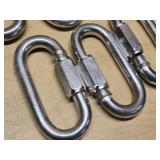 Quick Link Stainless Steel Carabiners with 2300 lbs load capacity