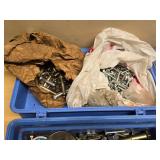 Assorted Hardware and Fasteners including Screws, Bolts, Nuts, and Washers