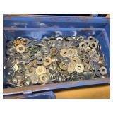 Assorted Hardware and Fasteners including Screws, Bolts, Nuts, and Washers