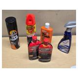 Armor All Tire Foam, Turtle Wax Carpet Cleaner, Nu Finish Car Polish, Black Magic Liquid Wax, Eagle One Nanowax - Some Partials