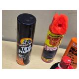 Armor All Tire Foam, Turtle Wax Carpet Cleaner, Nu Finish Car Polish, Black Magic Liquid Wax, Eagle One Nanowax - Some Partials