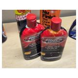 Armor All Tire Foam, Turtle Wax Carpet Cleaner, Nu Finish Car Polish, Black Magic Liquid Wax, Eagle One Nanowax - Some Partials