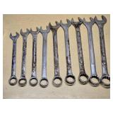 Open-End Box Wrenches ranging from 1-1/8 to 2 inches