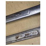Open-End Box Wrenches ranging from 1-1/8 to 2 inches