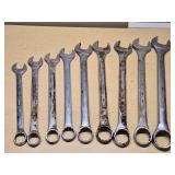 Open-End Box Wrenches ranging from 1-1/8 to 2 inches