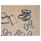 Lot of Linch Pins, Hitch Pins, and Snap Clips Assortment
