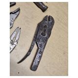 Lot of Locking Pliers and Wrenches Including Vice Grip and Other Brands