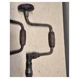 Vintage Manual Hand Crank Drills and Bit