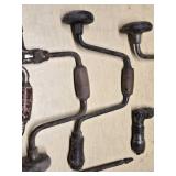 Vintage Manual Hand Crank Drills and Bit