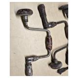 Vintage Manual Hand Crank Drills and Bit