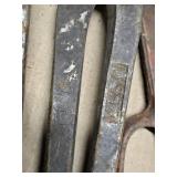 Vintage Metal Hand Tools Set including Scissors, Shears, and Pliers