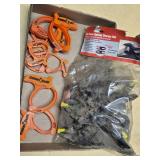 Cable Cuff and Spring Clamps Set including 14 Piece Spring Clamps Set and Cable Cuff Accessories