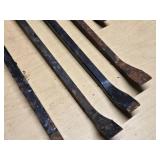 Stanley and Craftsman Pry Bars including 24" Heavy-Duty Bar, Medium Bars, and Small Bar