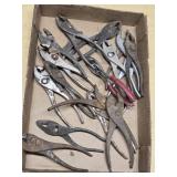 Box of Assorted Pliers