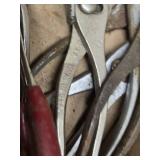 Box of Assorted Pliers