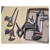 Craftsman and Quick-Grip Clamps Set including Mini Bar Clamps and C-Clamp