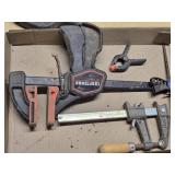 Craftsman and Quick-Grip Clamps Set including Mini Bar Clamps and C-Clamp