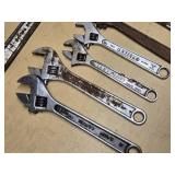 Set of Adjustable Wrenches