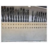 Drill Bit Set with Metal Case