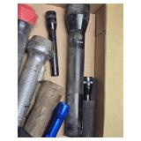 Lot of Flashlights in Various Sizes and Styles