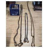 Heavy Duty Chains with Hooks, Various Lengths - 160", 100", 192"