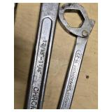 Wrench and Pliers Lot Including Drop Forged Alloy Steel