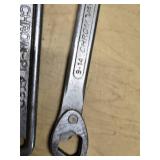 Wrench and Pliers Lot Including Drop Forged Alloy Steel