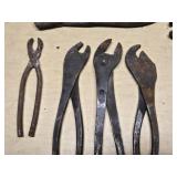 Lot of Vintage Hand Tools including Pliers and Wire Cutters