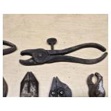 Lot of Vintage Hand Tools including Pliers and Wire Cutters