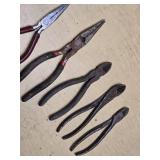 Lot of Various Pliers and Wire Cutters