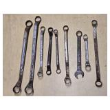 Set of Vintage Wrenches Including S-K, Craftsman, and Buffalo