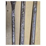Set of Vintage Wrenches Including S-K, Craftsman, and Buffalo