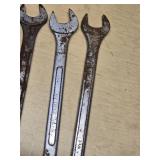 Set of Combination Wrenches Including K-T Tools and Penens Corp