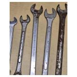 Set of Combination Wrenches Including K-T Tools and Penens Corp