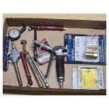 Tru-Flate Valve Core and Air Tools Set including Air Force Quick Coupler, Tire Pressure Gauges, and Accessories
