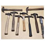 Lot of Claw Hammers Assortment