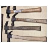 Lot of Claw Hammers Assortment