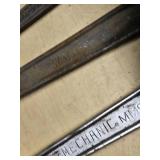 Lot of Adjustable Wrenches from Various Brands Including Master Mechanic, Crescent, and More