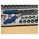 Grip-Tite Super Sockets and Spec Tools Squeeze Wrench Set including Sockets and Accessories